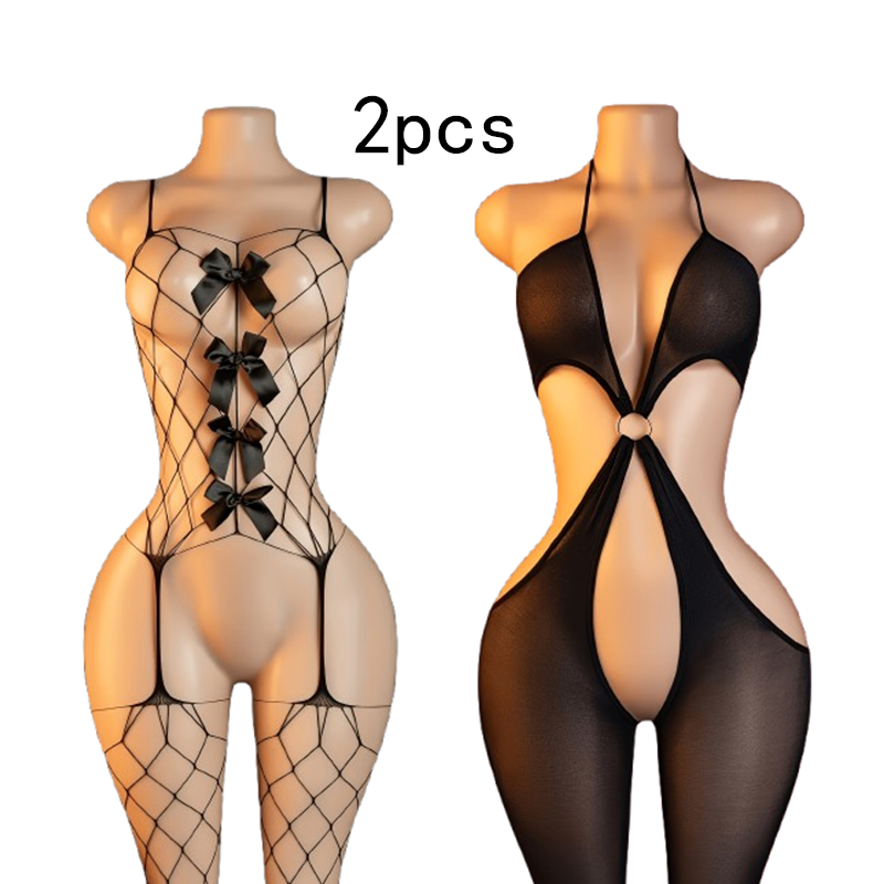 Lingerie - 2피스 세트 – 섹시한 컷아웃 디자인의